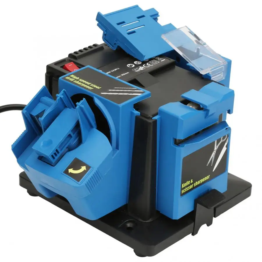 

Sanding Machine 96W Multi-function Electric Knife Grinder Scissors Tool Sharpener Grinding Machine EU Plug 220V Other Tools Hot