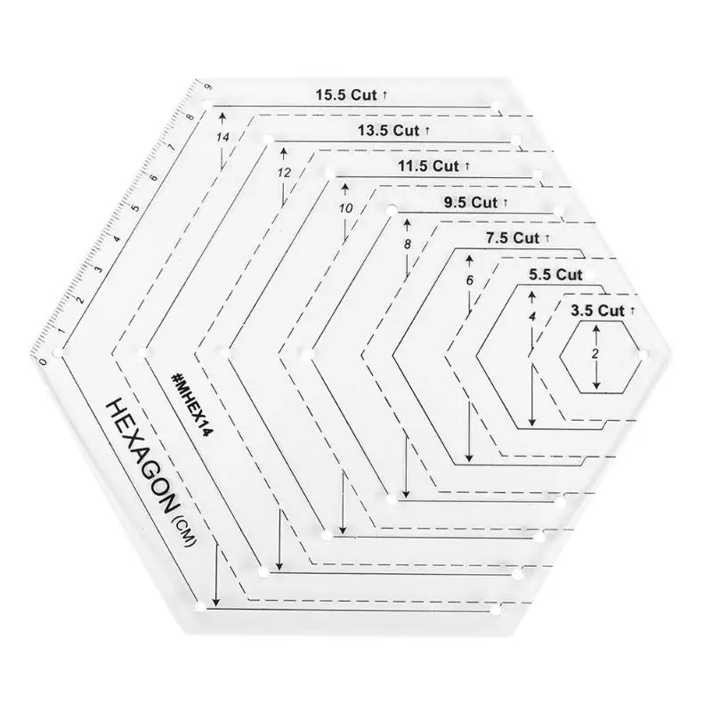 Patchwork Quilting Ruler Acrylic DIY Sewing Garment Cutting Craft Rule Drawing Tools Handmade Tailor for Sewing Tools