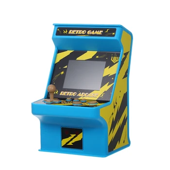 

Classic Handheld Video Gaming Console Game Cabinet Machine Battery Powered 256 in 1 Arcade Games 8-bit with Gamepad Controller