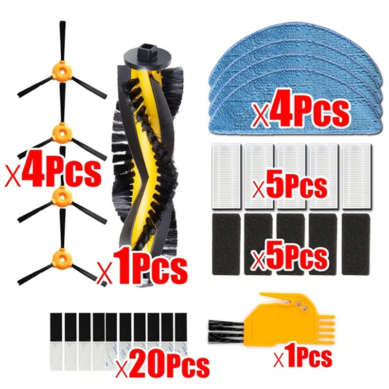 

Replacement Filter & Main Side Brush Accessory Kit CONGA EXCELLENCE Robot Vacuum