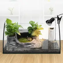 360 градусов Поворот нагрева зажим держатель лампы черепаха ящерицы рептилий Basking зажим светильник база светильник ing разъем