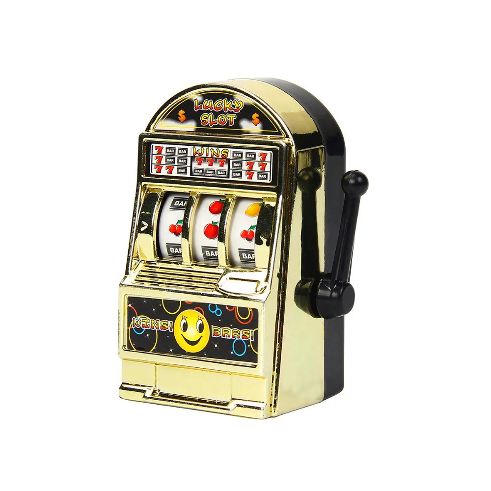 Новинка Мини счастливый игровой автомат смешная антистрессовая игрушка