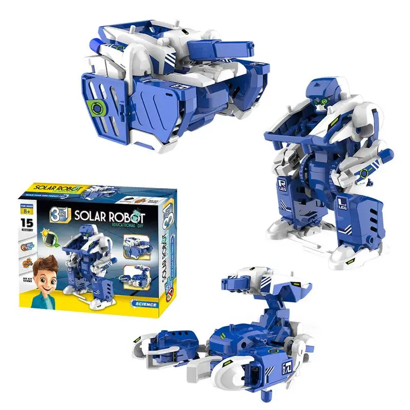 

Children's Puzzle 3 in 1 Robot Solar DIY Toy Handmade Electric Model