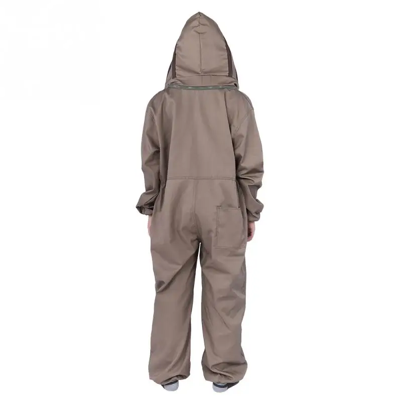 Легкий хлопковый костюм для пчеловодства размеры L/XL/XXL гладкая молния с