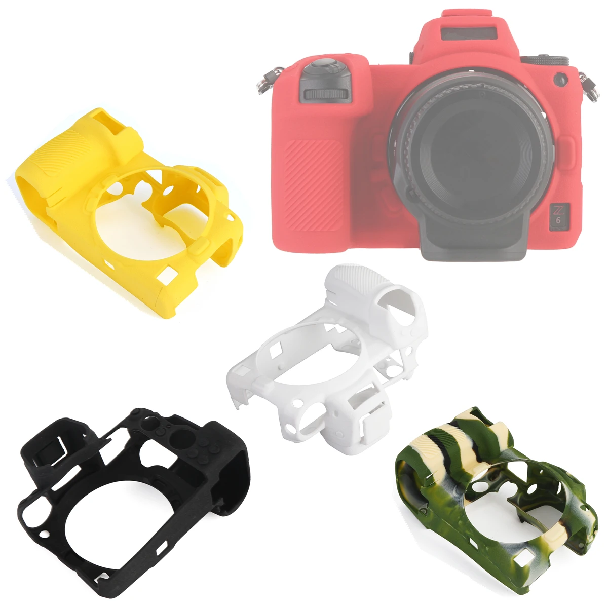 Better Rubber Silicon Case Body Cover Protector Frame Skin For Nikon Z7 Z6  Ii Z6ii Z7ii Camera Soft Z 7 6 - Camera Bags & Cases - AliExpress
