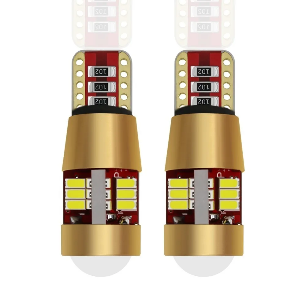 

2 PCS Car Styling Led Bulb Car Lights T10 27 Smd W5W 3014 Lights Marker Light Parking Lamp Led Cars Light