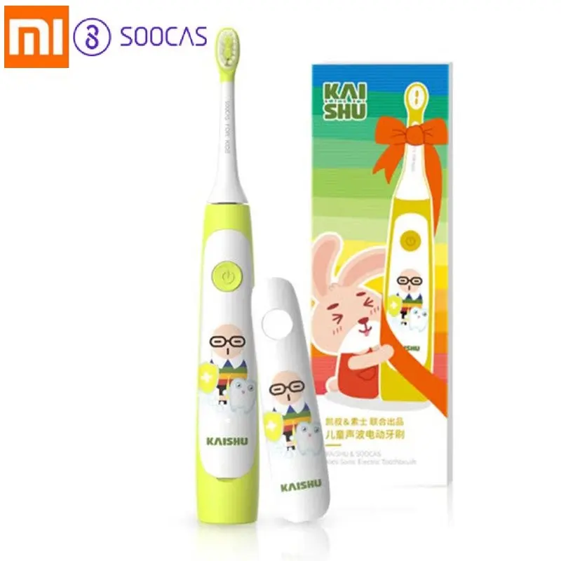 

XIAOMI SOOCAS C1 Waterproof Electric Toothbrush Children's Sonic-Vibration Toothbrush Oral Care Smart USB Wireless Charging