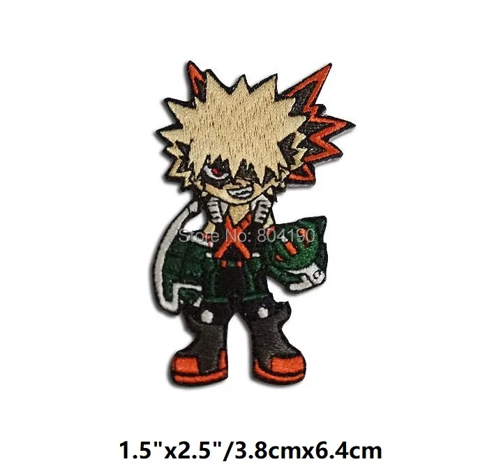 Нашивки на костюм героя моя геройская Академия SD Katsuki Bakugo нашивки аниме косплей