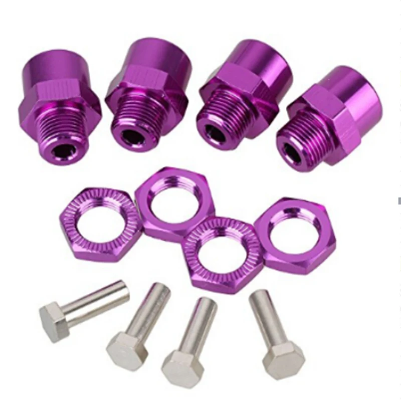 

4pcs N10178 12mm to 17mm Extended Wheel Hex Hub Adapter for RC 1:10 Car