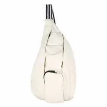 Унисекс Холст Слинг Грудь сумка Crossbody сумки на плечо мотоцикл путешествия пеший туризм для верховой езды Открытый Бег Спортивный Рюкзак