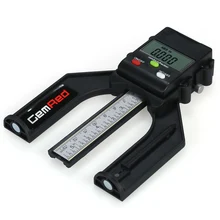 GemRed Professional Portable Digital Depth Gauge 0-80mm Depthometer Depth Indicator Height Gauge for Woodworking measurement garden depth gauge flat file kit for general chainsaw file guide trimmer parts depth gauge woodworking sharpening tool kit