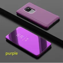 Умный прозрачный зеркальный чехол huawei P для P8 P9 P10 P20 Lite Plus для mate 10 20 lite pro honor 10 9 8 nova 3 3i откидной Чехол