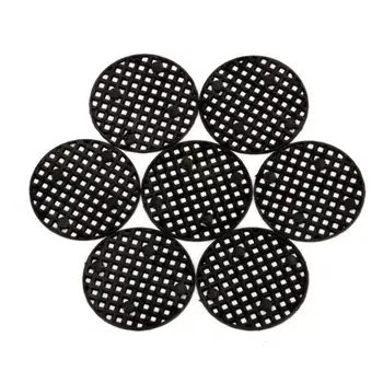 

50pcs Bonsai Mesh Gasket Flower Pot Bottom Grid Mat for Soil Loss Preventing and Anti-Corrosion Breathable Gasket Drainage Net