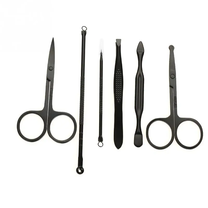 18 в 1 Профессиональные ножницы для ногтей из нержавеющей стали, исправление педикюра, инструмент для маникюра, триммер, набор, кейс, ножницы для ногтей