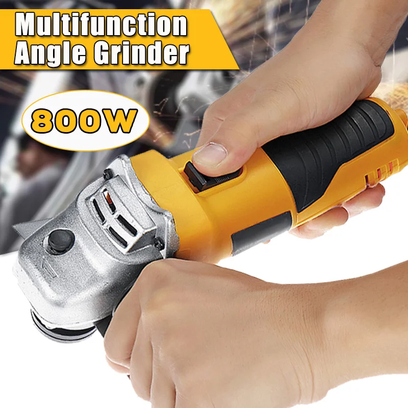 

220V 800W Electric Angle Grinder Grinding Machine Angular Cutting Power Tool Polishing Machine Cutting Grinding Tool