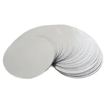 New-50Pcs 3 дюймов серебро винній наполнитель диск защищённый от попадания капель, единый заливки лифтом