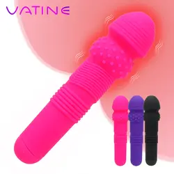 VATINE 8 Режимы дилдо вагинальный вибратор массаж AV Stick клитор стимуляция Секс-игрушки для женщин женская мастурбация зарядка через usb