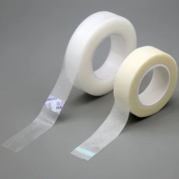 

2 Rolls Professional Eyelash Extension Non-woven Fabrics Paper Tape Medical Care PE Tape Eye Beauty False Lashes Grafting Patch
