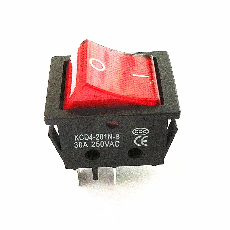 KCD4201NB Electric Welding Machine Power Switch With Red Light 30A