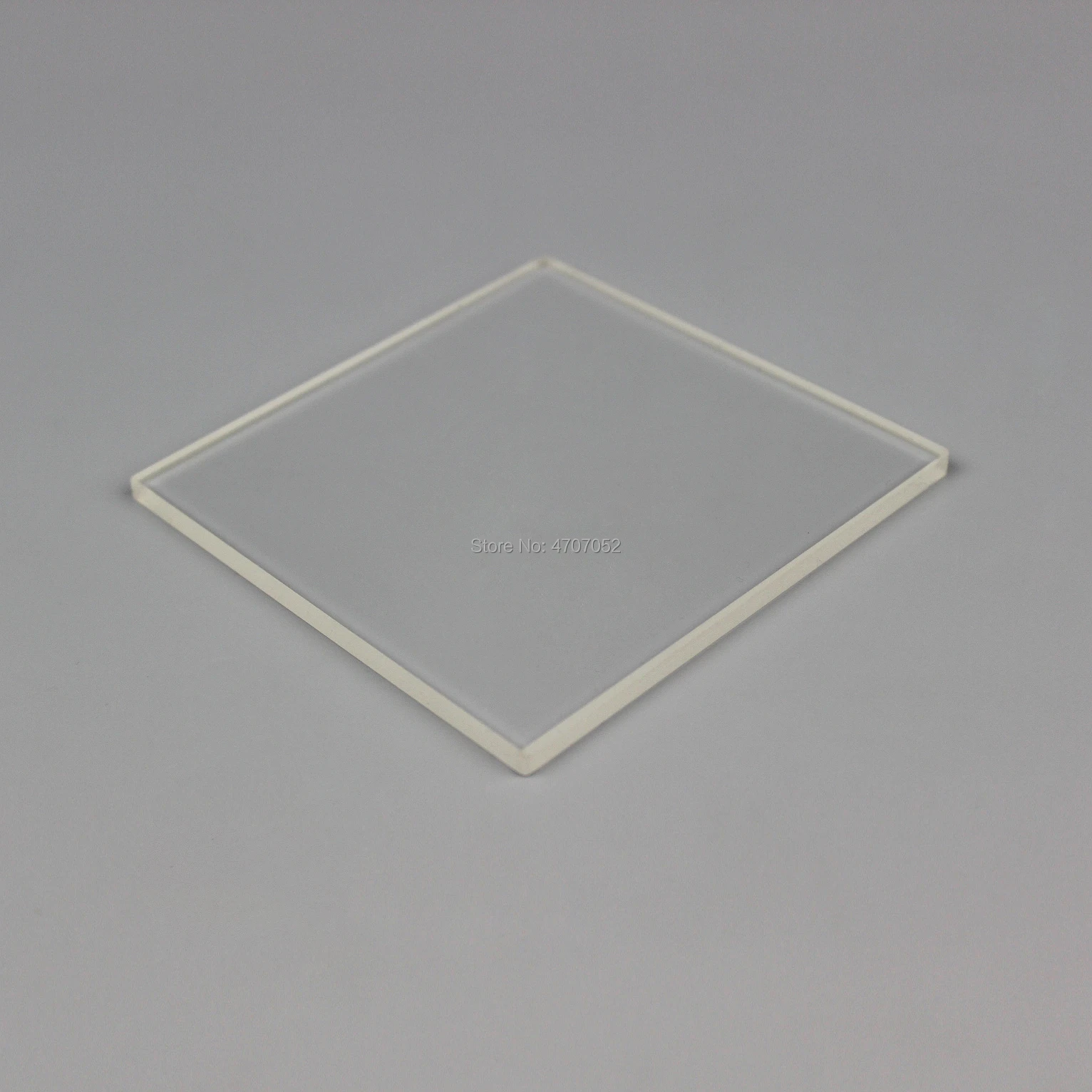 Прозрачный Сплавленный кремнезем лист 30 мм* 30 мм* 1 мм кварцевая квадратная пластина УФ стекло