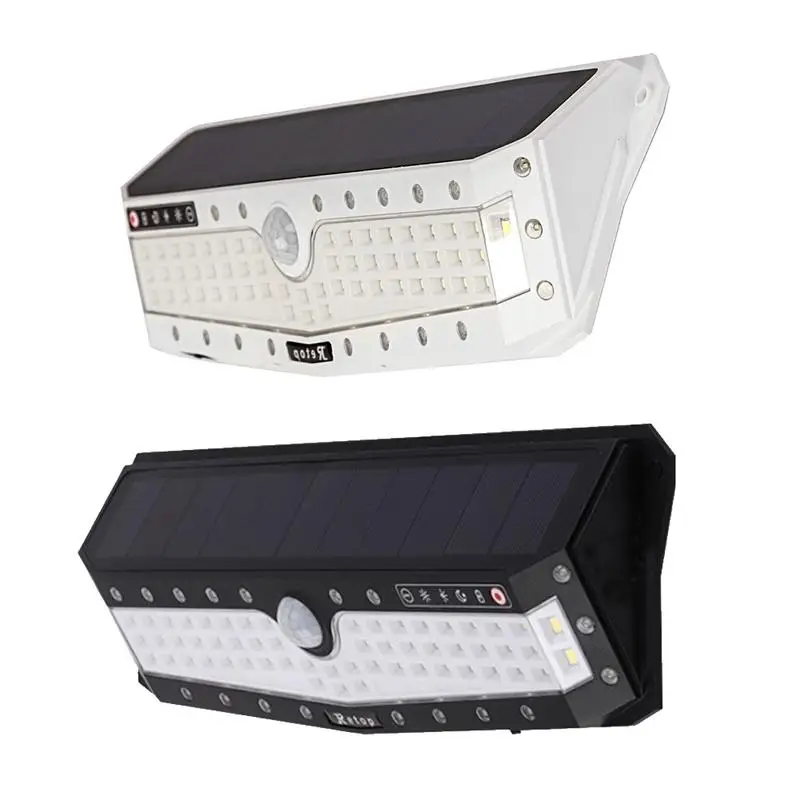 

Upgrated 4 Modes IP65 Waterproof Solar LightsLED Super Panel Wall Lamps With Wide Lighting RangeMotion Senor USB/Solar Charging
