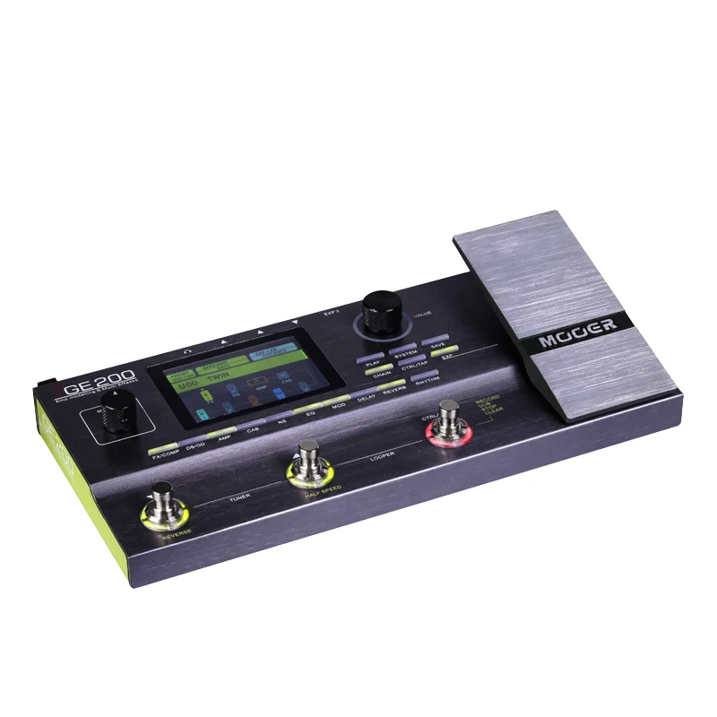 Mooer GE200 Amp моделирование мульти эффект педаль процессора с 26 ИК динамик кабины