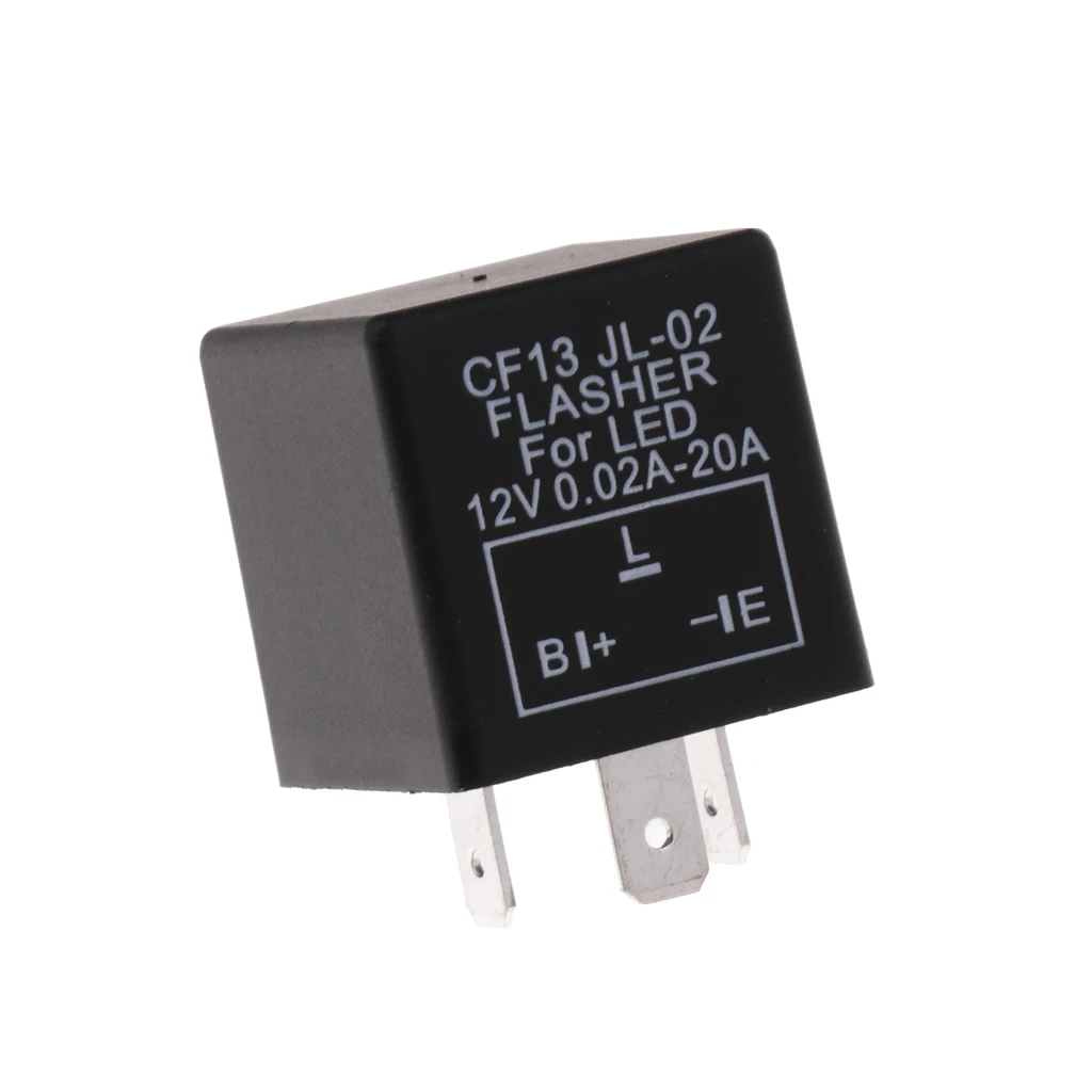 CF13 JL 02 3Pin Flasher Relay 12V 20A Turn Signal Flash Fix-in Relays