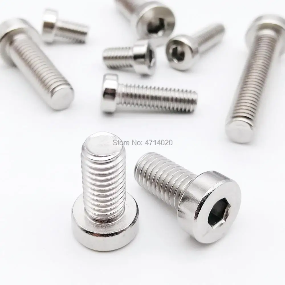 40mm A2 Stainless Steel M6 Bolts Hex Socket Head