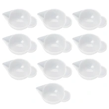 10 шт. силиконовые формы чашки диспенсер Diy эпоксидной смолы для ювелирных изделий инструмент цвет модуляции Diy плесень аксессуар