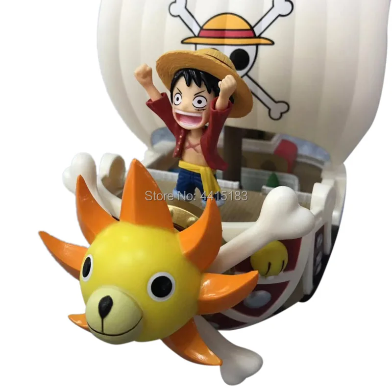 2 Style Anime One Piece THOUSAND SUNNY Going Merry Pirate Ship PVC Action Figure Doll Collectible Model DIY Toy Christmas Gift