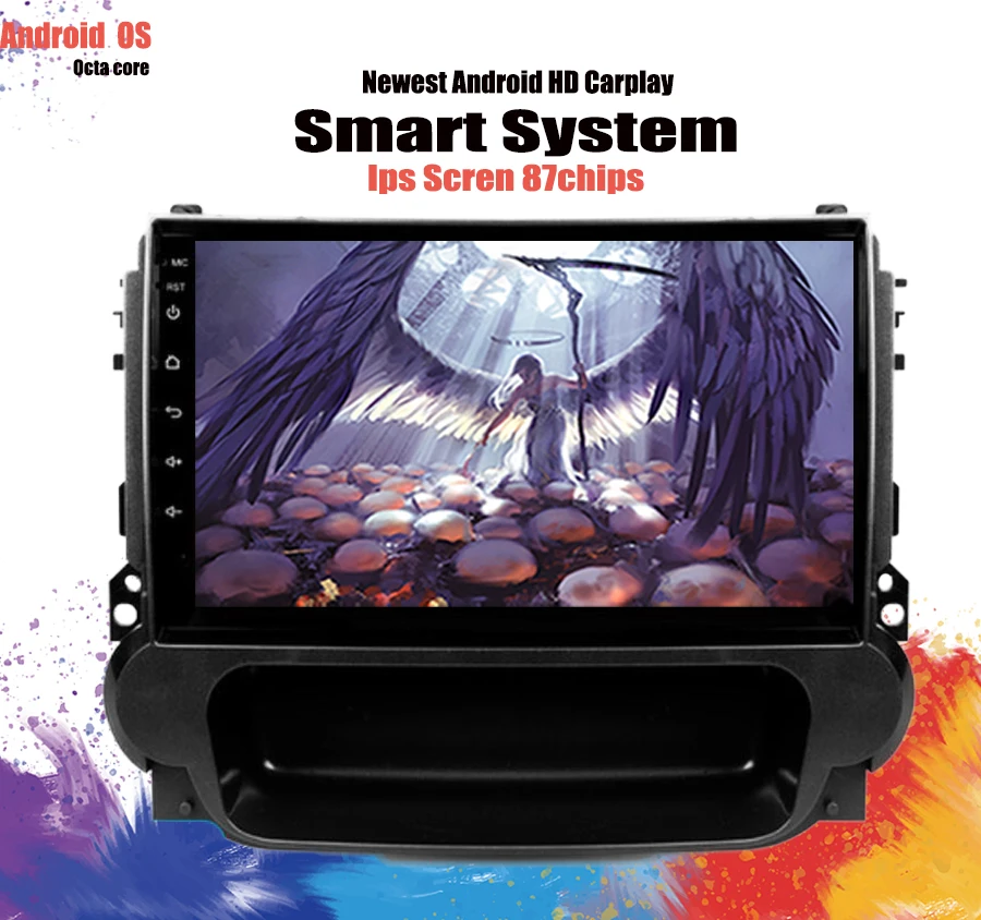 Clearance 9" Octa Core 4+64GB Android 9.1 Car DVD Player For Chevrolet Malibu 2012 2013 14 Car Electronics GPS Navigation Head Unit System 4