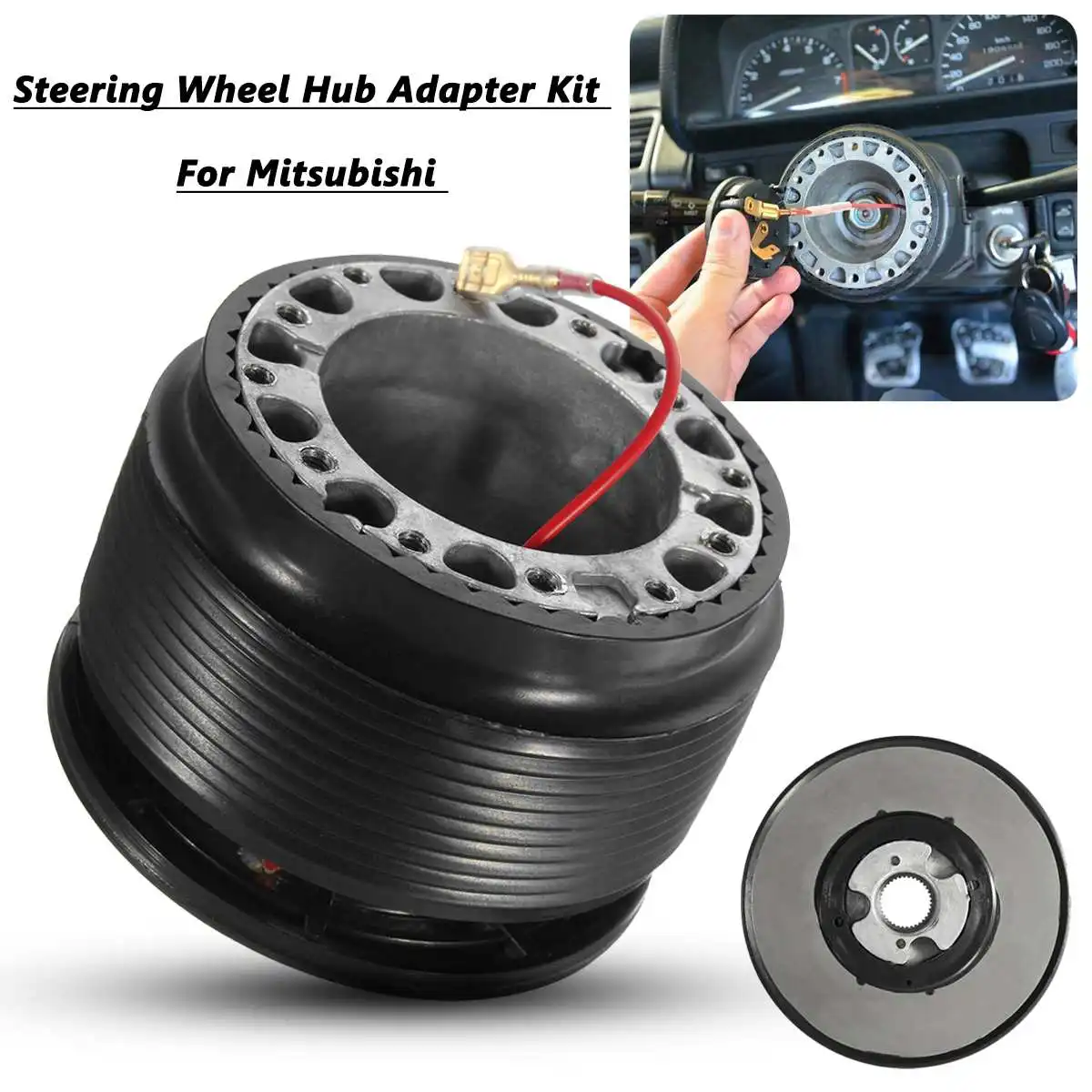

Car Auto Steering Wheel Quick Release Snap Off Hub Adapter Boss Kit For Mitsubishi Lancer CE Evolution IV V FTO