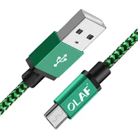 כבל נתונים USB OLAF מיקרו בכבלים 1M 2M 3M USB מסוג C C כבל סמסונג Huawei Xiaomi טבורי מהירה USB לטעינה כבל לאייפון 7 X -ים נתונים (2)