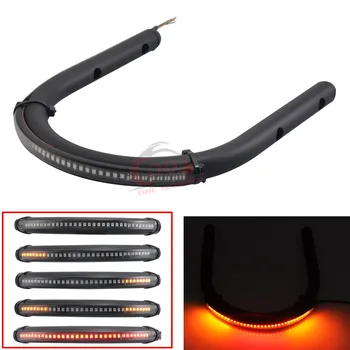 

Motorcycle Black Cafe Racer Seat Frame Hoop Loop W/ Tail light End Flat Fits for Honda CG125 ZJ125 ZJ125