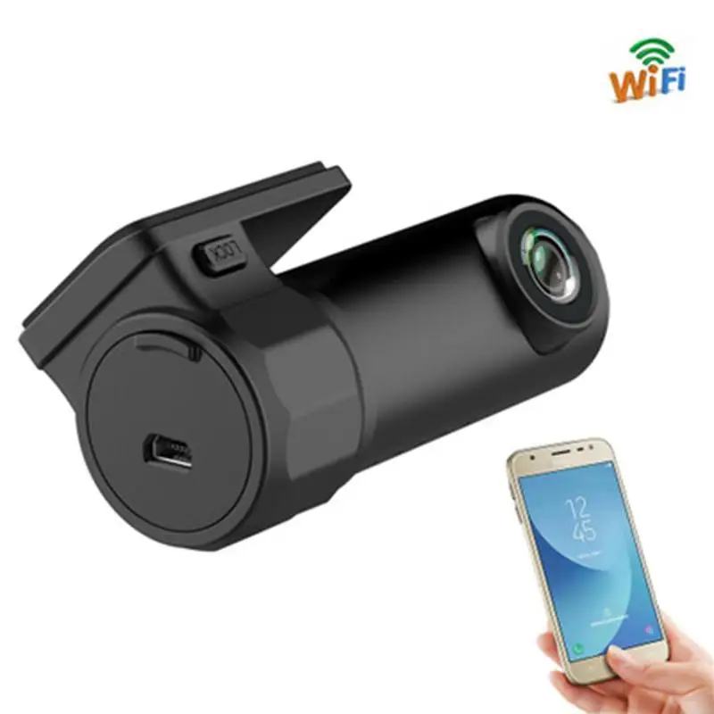 Car Dvr Camera Wifi Auto Cam Dash Camera Full 1080HD Night Vision Car Camera Auto Recorder G-sensor Function 1G3P Glass Lens