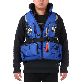 

Lixada Professional Adult Fishing Safety Life Jacket Survival Vest Swimming Boating Drifting Water Sports