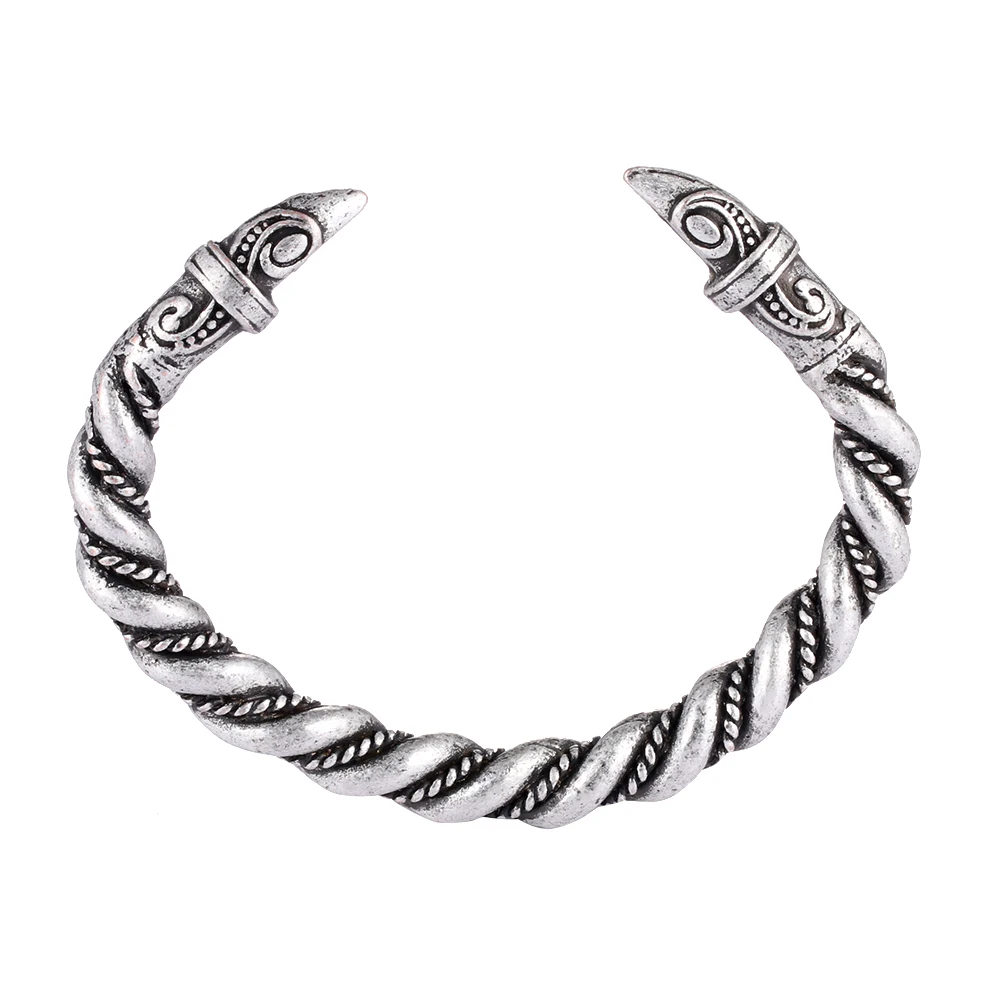 Браслет для мужчин античное серебро ручной работы витой браслет|arm ring|men banglearm jewelry