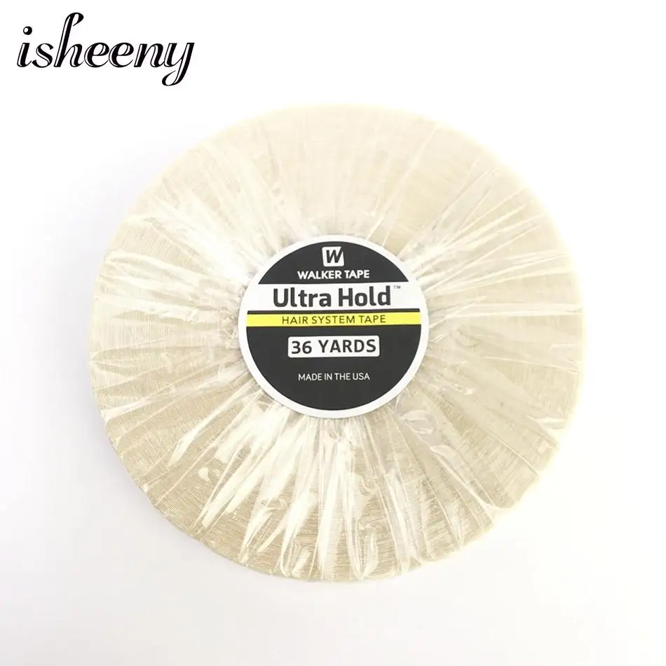 Ultra Hair Hold System Tape Rolls Double Sided Adhesive Tape Glue For Hair Extension Walker Tape 2cm Wide For Lace Wig Toupee
