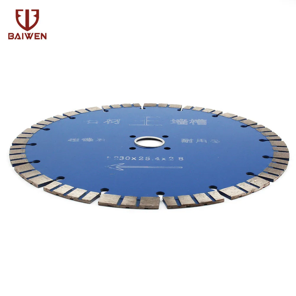 9" 230mm Diamond Saw Blade For Granite Marble Slab Rock Concrete Floor Tile and Masonry Dry Wet Cutting Disc