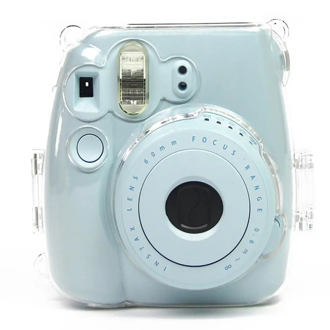 

Gosear Camera Case For Fujifilm Instax Mini 9 8 8+ Fuji Instant Protective Cover Skin Shell Pouch with Shoulder Strap Accessory