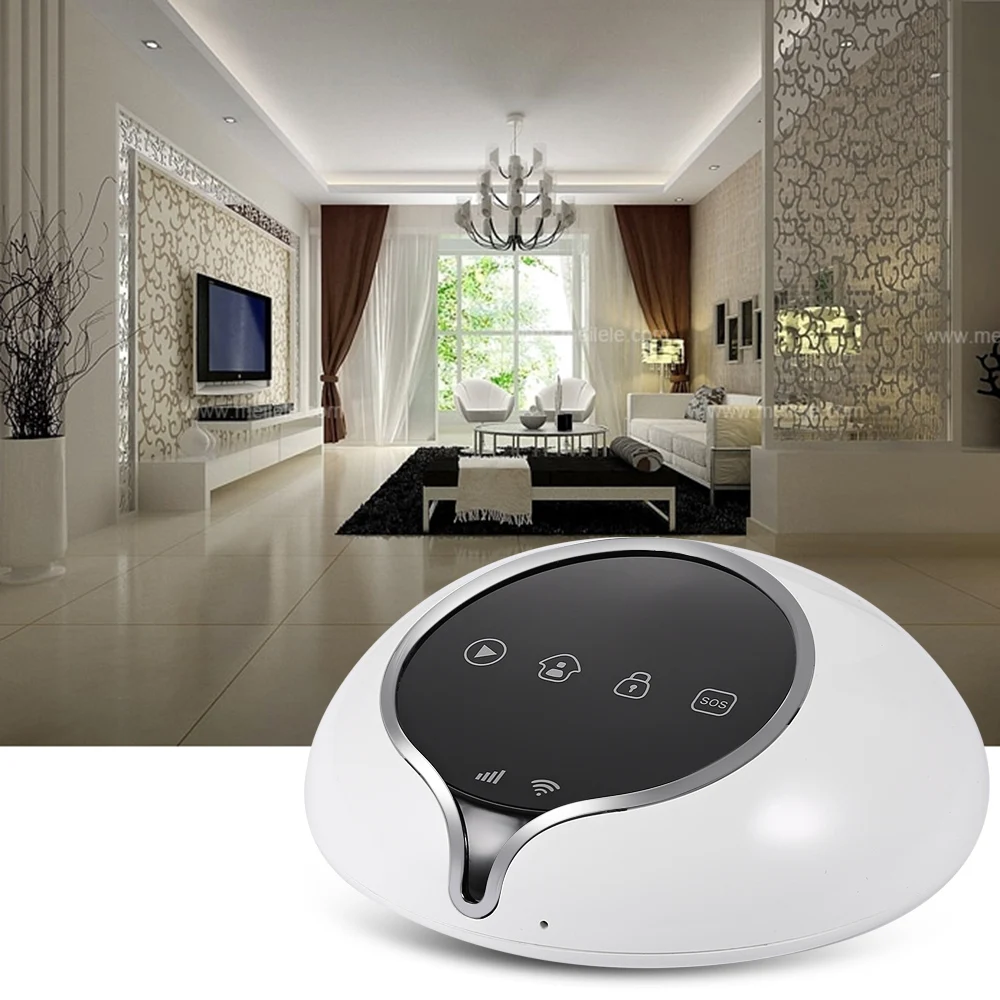 

Clearance! GS-S1 Wireless Monitor Anti-fire shell SIM Card Based GSM WiFi / GPRS / SMS Alarm System Home Security