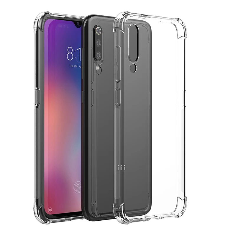 

Transparent Shockproof Clear TPU Case For Xiaomi Mi9 SE 8 lite F1 Redmi 7 GO Note 7 6 5 Pro 6A 5A 5Plus 4X Soft Protective Shell
