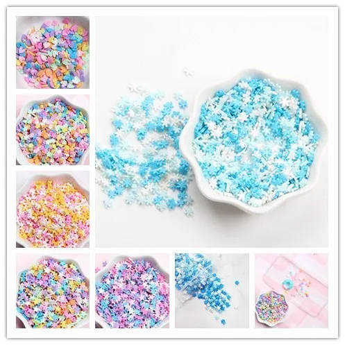 

20g Slime accessories Clay Sprinkles decoration For Slime Filler DIY slimeSupplies Fake chocolate Cake Dessert Mud Particles Toy