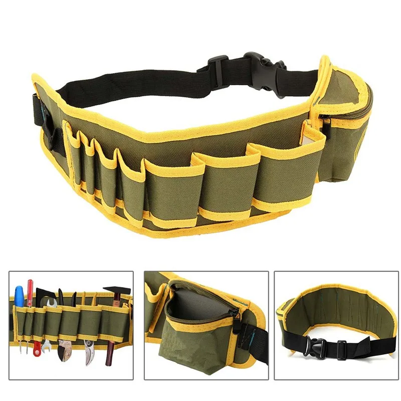 Electricians Adjustable Waist Belt Tool Sets Bag Pouch Hammers Pliers