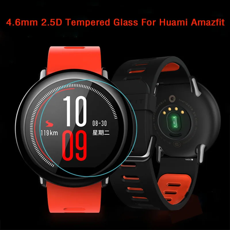 2 шт./лот для Xiaomi Huami Amazfit 46 мм высококачественное закаленное защитное стекло 9h 2.5D для Xiaomi Huami Amazfit