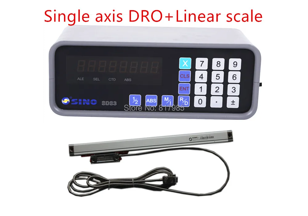 Sino Sds3 Single Axis Dro Units With Ka500 Grating Linear Scale Ka300