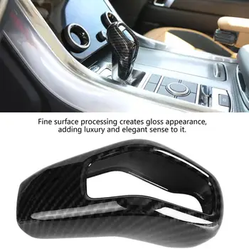 

Carbon Fiber Style Car Gear Shift Head Cover Trim for Land Rover Range Rover Sport 2018 Auto Accessories Car Styling