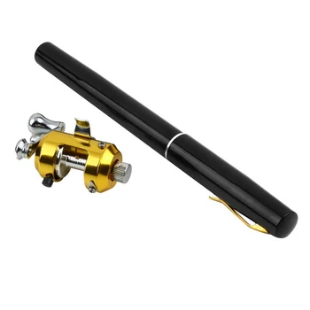 

Mini Camping Travel Fish Pen Fishing Rod Pole Reel Fishing Tools WHShopping