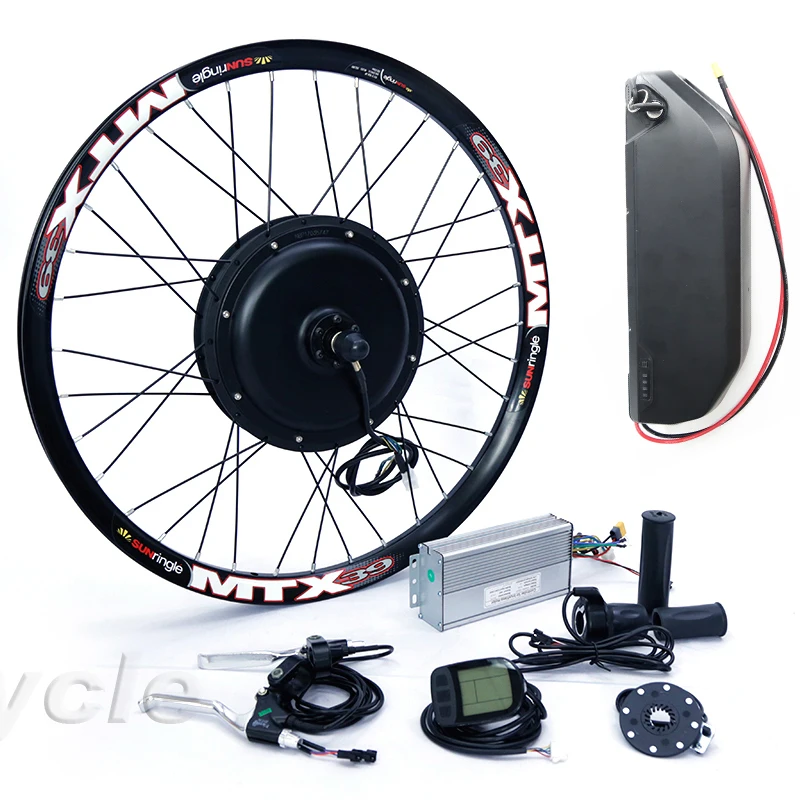 52v 2000W electric bike conversion kit with 52V17ah Electric bike