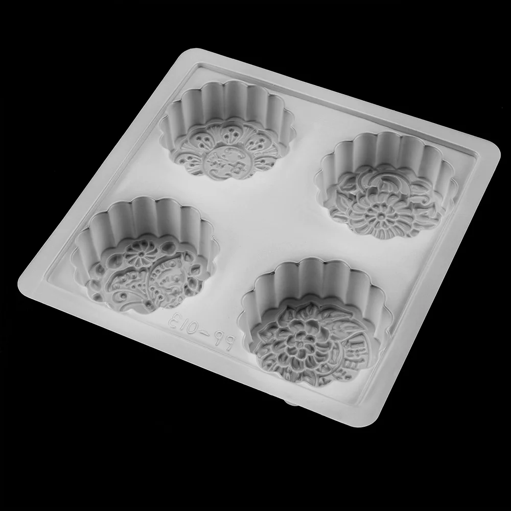 

Mooncake Pattern Cake Mold Plastic Fondant Mold Cake Mould Bakeware Tool Fits For Home Baking Shop